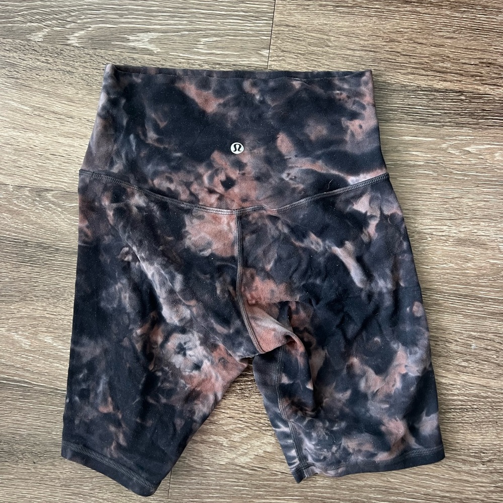 Lululemon Tie-Dye Biker Shorts